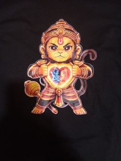 Baby Hanuman With Ram & Cita Thrift Shirt
