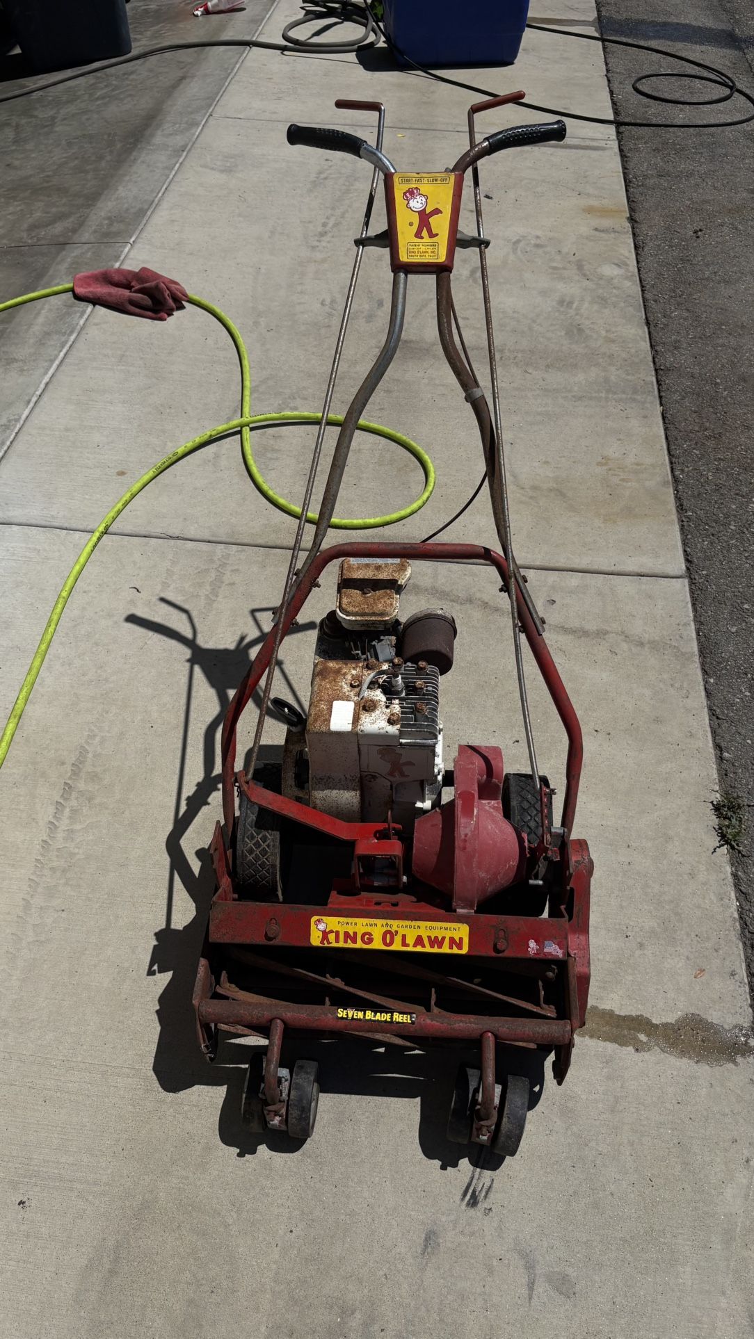 King ‘O Lawn rotary Mower 3hp