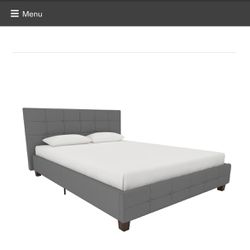 BRAND NEW FAUX LEATHER QUEEN BEDFRAME