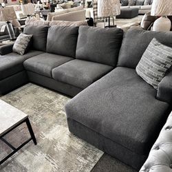 [OM] 🟪 Only $45 initial then take it home 🏡 Brand new Edenfield 2 Piece Sectional Double Chaise