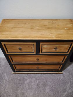 Teak boho dresser