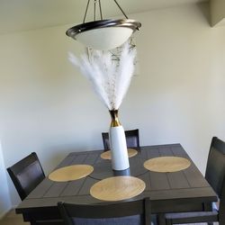 Dining room table and four chairs