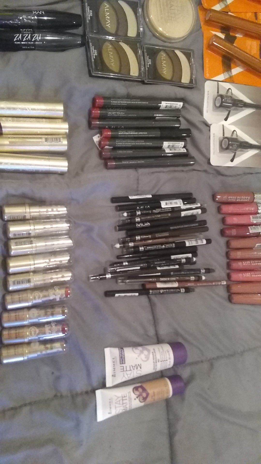 Makeup different brands $2 to $3 each