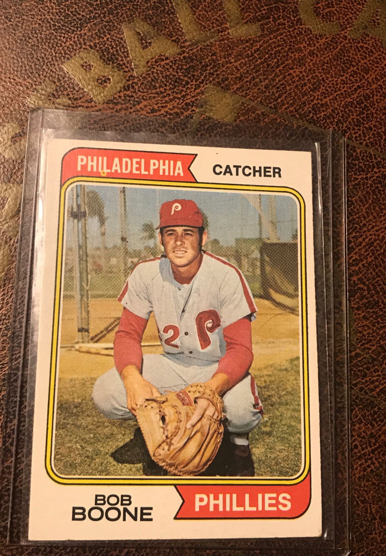 1974 TOPPS #131 BOB BOONE ⚾️PHILADELPHIA PHILLIES ⚾️