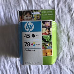 HP 45-78 B&W / TriColor Ink - Never Opened