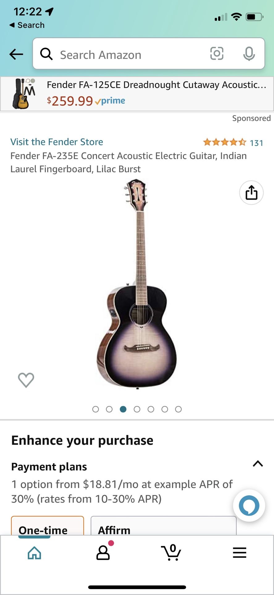 Fender guitar