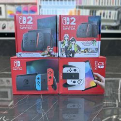 Nintendo Switch Classic, Nintendo Switch OLED, Nintendo Switch 2 Pokémon Legends & Mario World (tih(Take It Home In Payments/ llévatelo casa en Pagos)