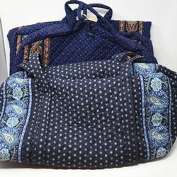 Vera Bradley Garment And Duffle Bag