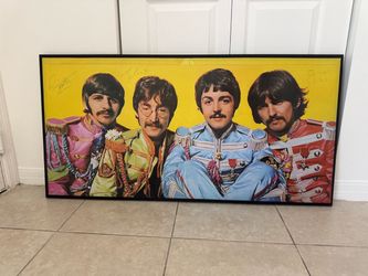 The Beatles Sgt. Pepper Framed Poster Print