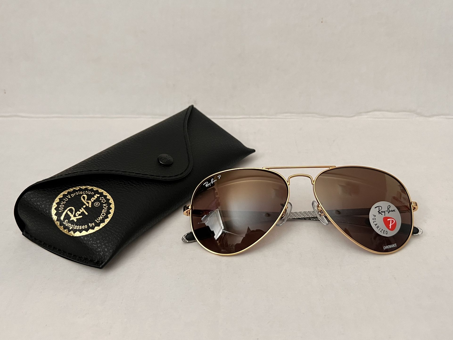RAY BAN Chromance Aviators Mirrored Model 8317 Ray-Ban Unisex Sunglasses RB8317CH-003-5J58 – Ashford.com main image 3