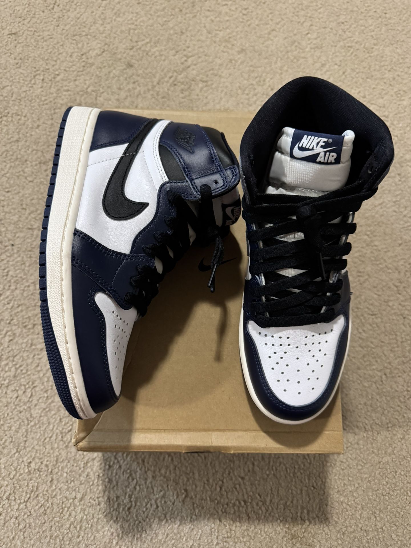 Air Jordan 1 Retro High OG 'Midnight Navy' Size 6.5
