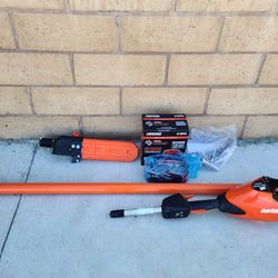 Echo Eforce 10-in 56v Xseries Cordless Battery 12ft Telescopic Shaft Power Pole Saw 