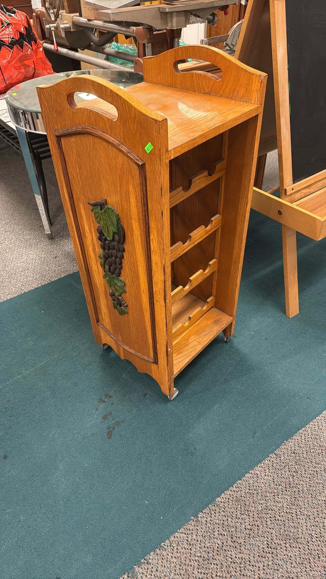 Wine Rack On Wheels