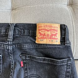 Men’s Size 30x30 Black Levi’s Jeans