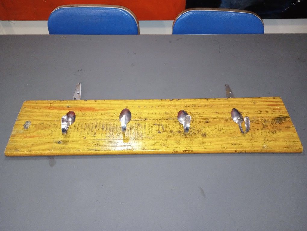 Quirky Retro Spoons Coat Hook Wall Rack (4 Hooks)