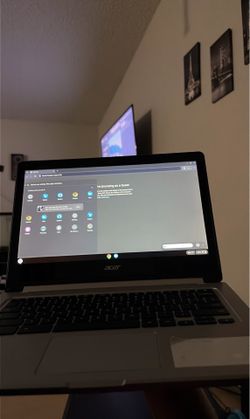 Grey Acer computer