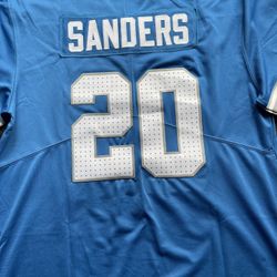 Lions Blue Jersey( #20 Sanders) $50