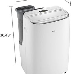 LG Dual Inverter Portable Air Conditioner Unit for Medium Rooms, Bedroom, Office, Kitchen, Dining Ro