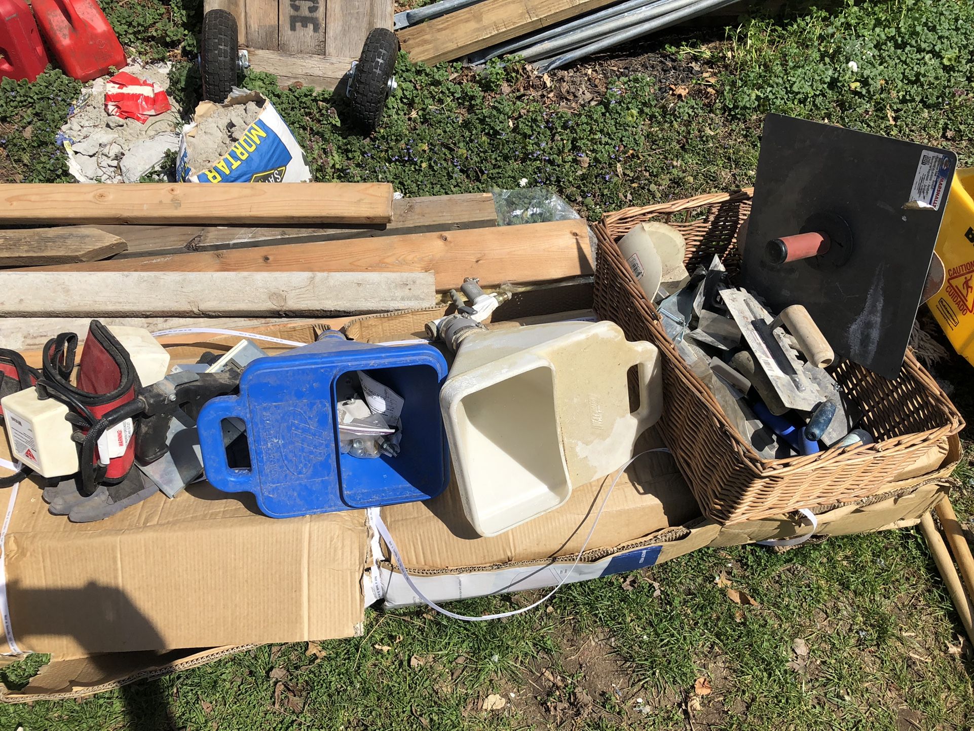 2 EIFS hoppers (unused)