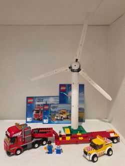 LEGO CITY: Wind Turbine Transport Truck (7747) Complete