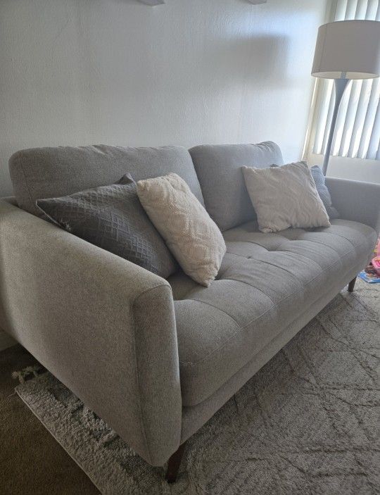 Grey Sofa And Love Seat