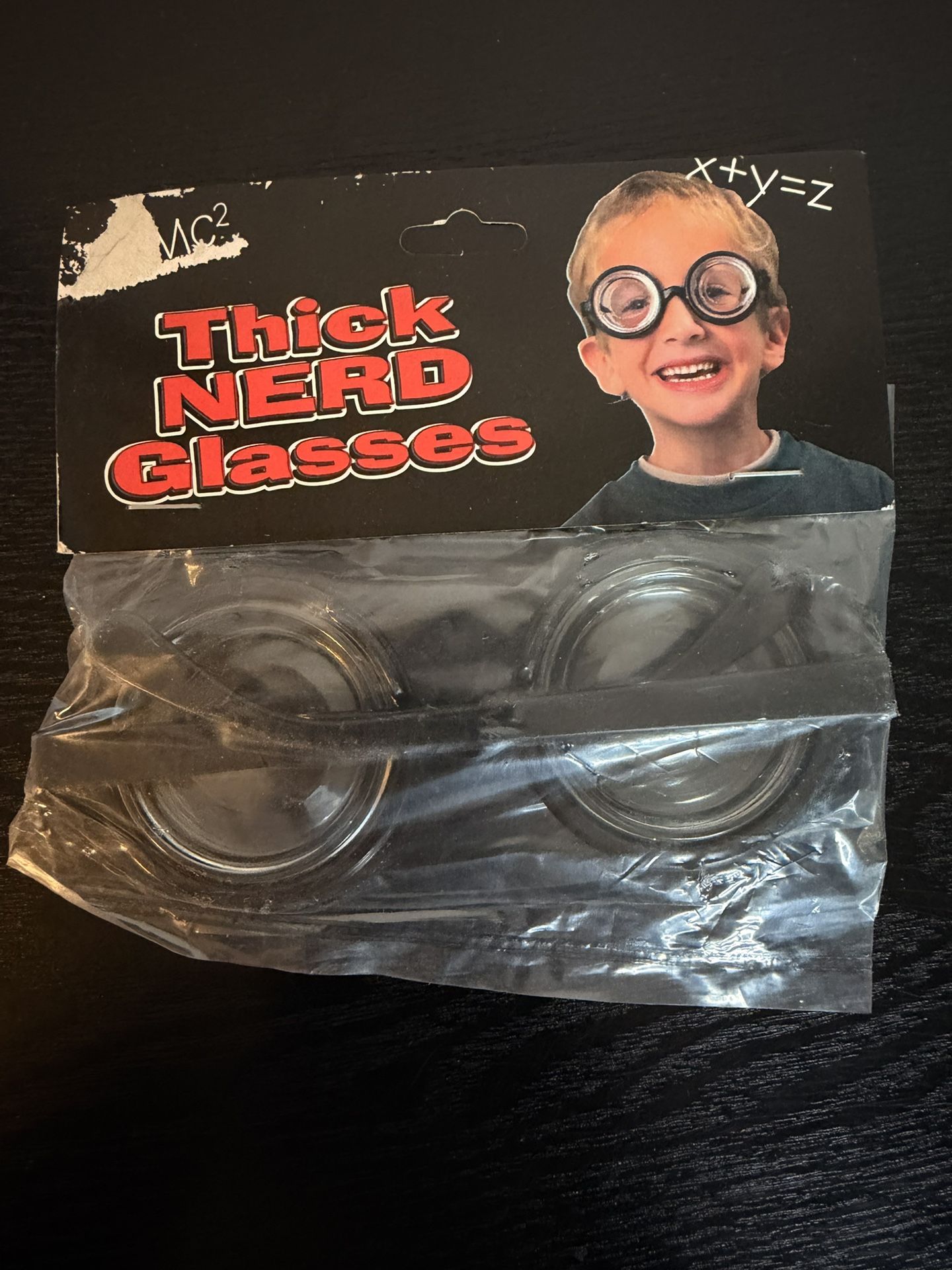 Thick Nerd Spex Glasses Joke & Gag Novelty Toy Costume