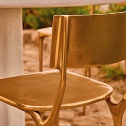 MCM CB2 Oro Dining Chairs (3 available)