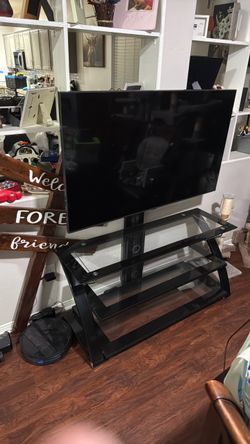 55” mounted tv with tv stand