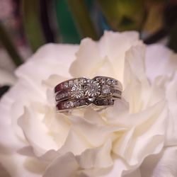 Wedding Ring Band Set