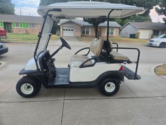 4-Seat Golf Cart with Rear Fold-Down Seat