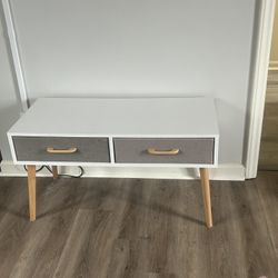 Double Drawer Storage Table