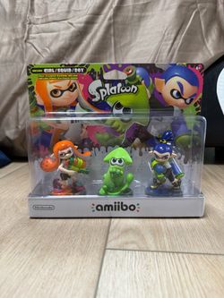 Splatoon 1 amiibo box