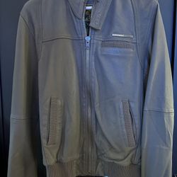 Superdry leather jacket