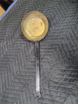Antique Brass Ladle with Iron Handle