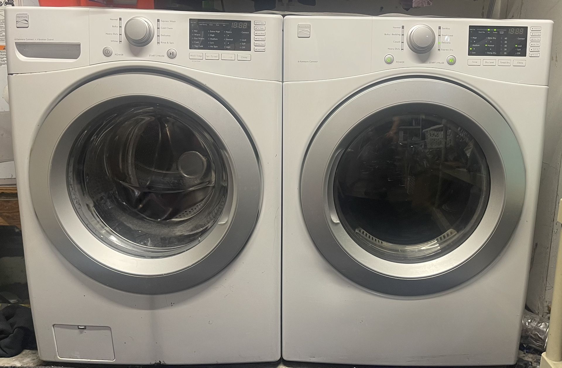 Kenmore Front Load Washer and Electric Dryer Set
