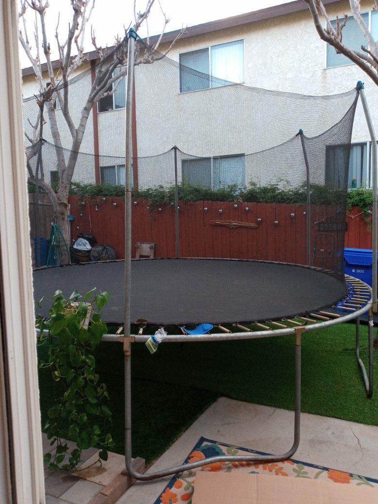 Trampoline In Working Condition