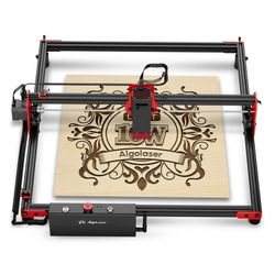 AlgoLaser DIY KIT 10W Laser Engraver With Safety Lock, Emergency Stop, Flame Detection, 12,000mm/min Engraving Speed