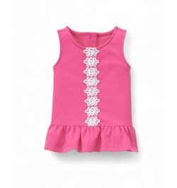 New! Janie and Jack CROCHET PONTE TOP Sz 5