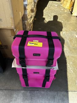 Pink makeup luggage case