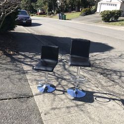 Adjustable Bar Stool Chairs Kitchen Home House Dinning Room like New $65 Each 