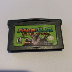 Nintendo Gba Mario And Luigi Saga 