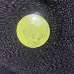 Disney parks Green circle tinker bell trading pin