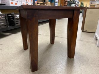 Rustic Brown Square End Table