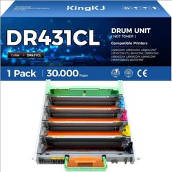 DR431CL Drum Unit High Yield Replacement for Brother DR-431CL Imaging Drum for MFC-L8900CDW MFC-L8690CDW HL-L8360CDW HL-L8260CDW MFC-L8610CDW MFC-L890