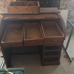 Antique Roll top Desk 