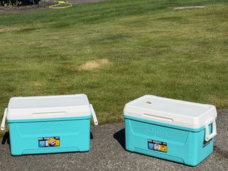 2 Igloo Coolers 48 quarts
