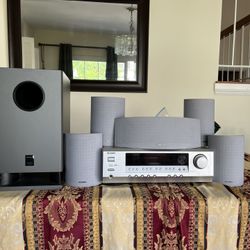 Surround Sound System With Subwoofer And5 Speakers
