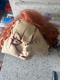 Chucky Halloween Latex Mask with Hair