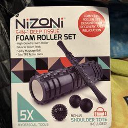 Nizoni Foam Roller Set Brand New In Plastic