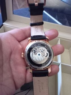 Invicta Authentic Automatic Leather Luxury Watches